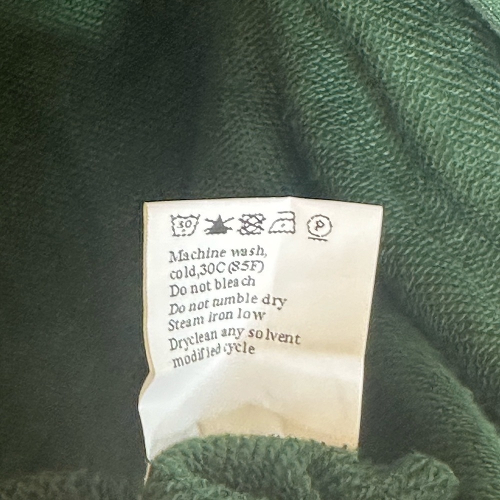 Washed Shacket Size Small Green Snap Button Closure Front Snap Pockets Casual - Picture 9 of 12